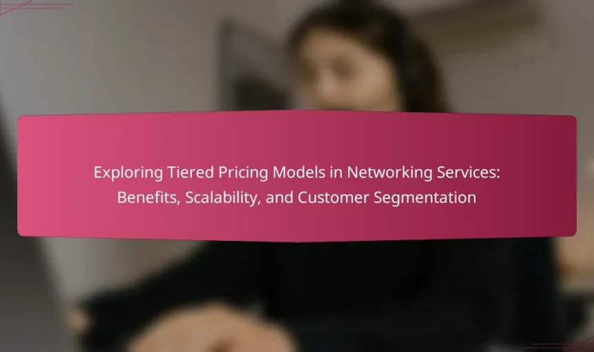 Exploring Tiered Pricing Models in Networking Services: Benefits, Scalability, and Customer Segmentation