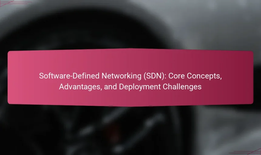 Software-Defined Networking (SDN): Core Concepts, Advantages, and Deployment Challenges