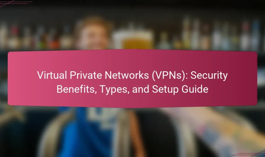Virtual Private Networks (VPNs): Security Benefits, Types, and Setup Guide